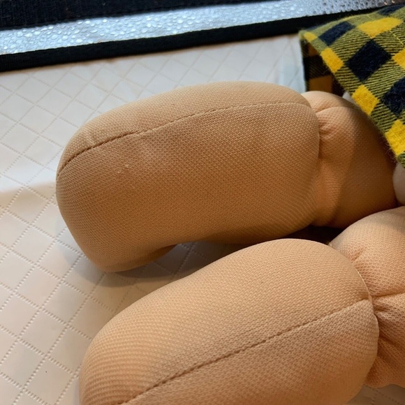 Vintage Cabbage Patch Kids Red Head & Blue Eyed Girl Original Plaid Outfit - Picture 14 of 16